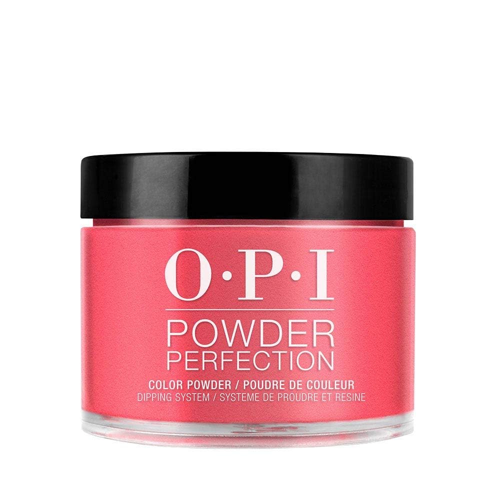 OPI Powder Perfection | Reds | Opaque, Sheer, Crème Nail Dipping Powder | Up to three Weeks of High-Shine Wear | Acrylic Alternative