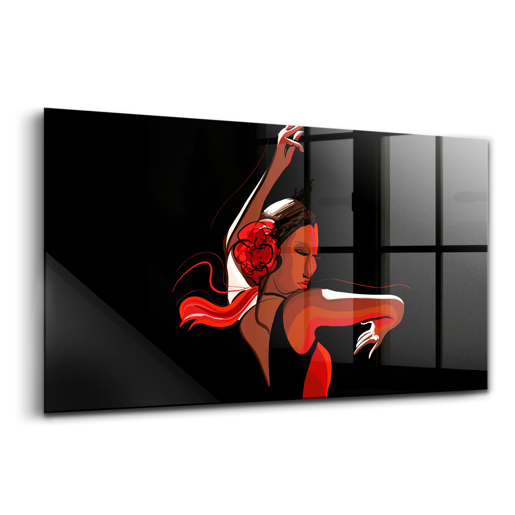 Peinture sur verre durable Wallfluent grand format 120x60cm haute finition - 6
