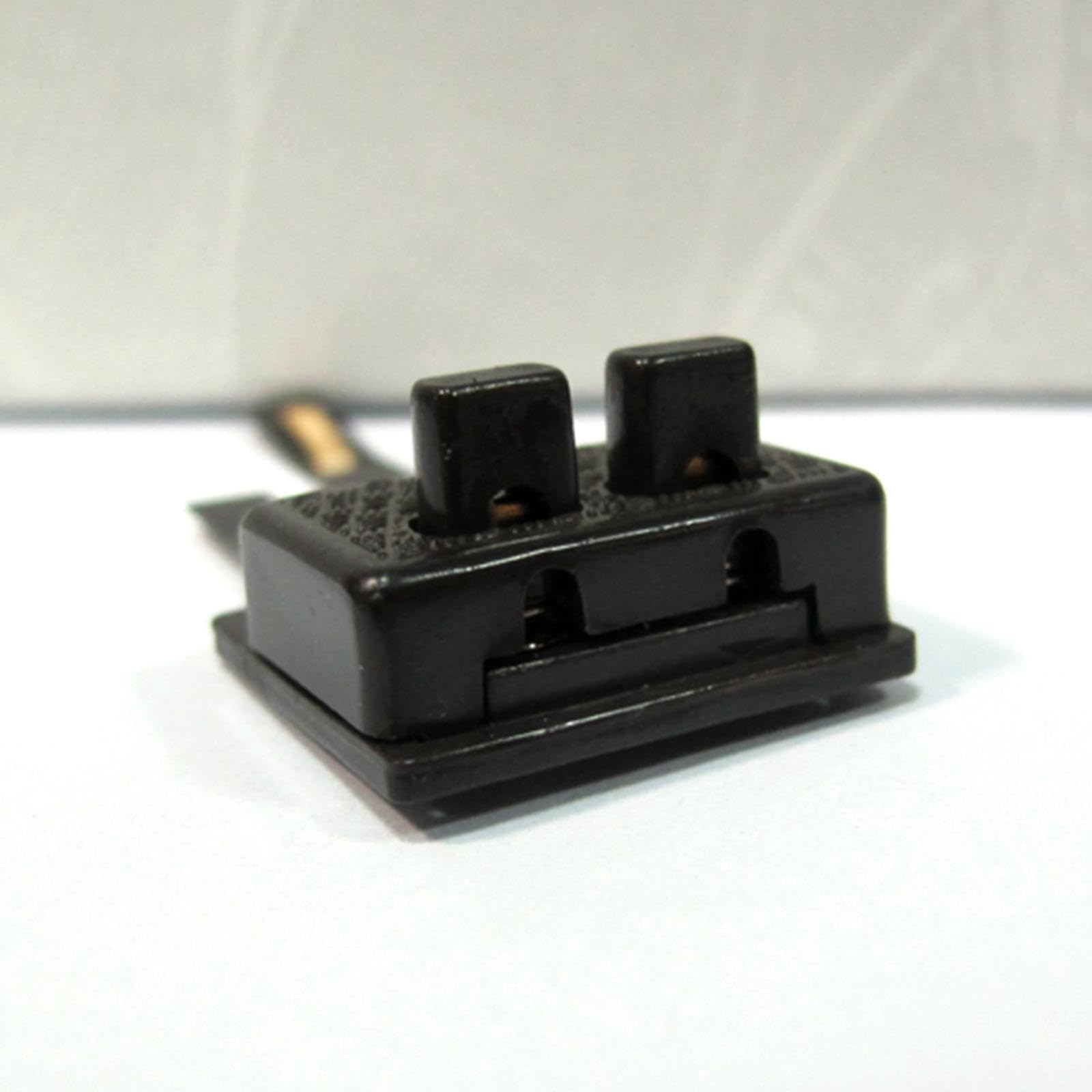 Perfeclan Clips de Connexion d'alimentation numérique à l'échelle Ho, boîte d'alimentation, 1:87, légers, pièces de Rechange, pour Trains modèles Ho, Noir