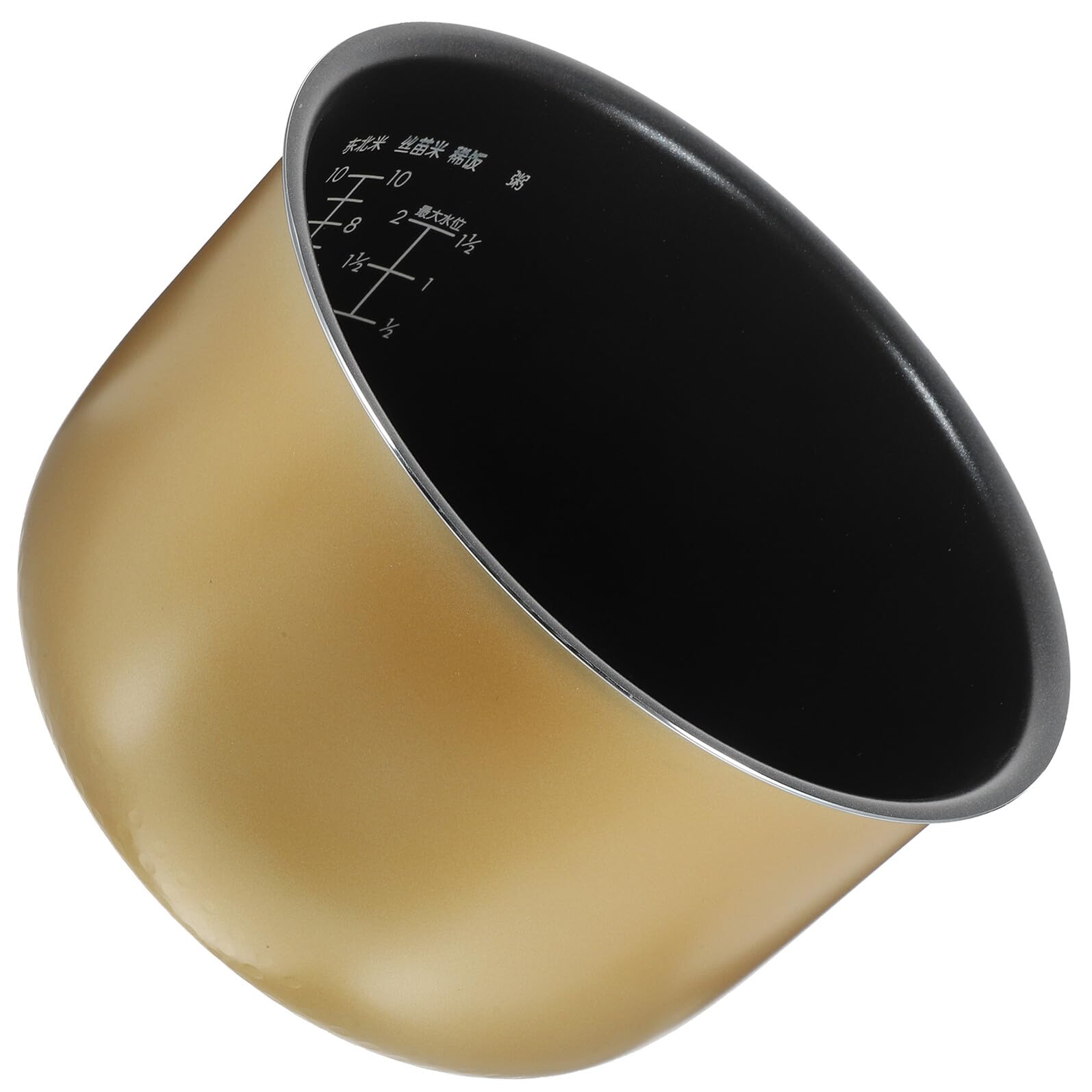 iplusmile Olla Interior de Repuesto 5 L de Aleación de Aluminio Dorado | Compatible con Cocinas Eléctricas, Revestimiento Antiadherente, Buena Conducción Térmica, Diseño de Gran Capacidad