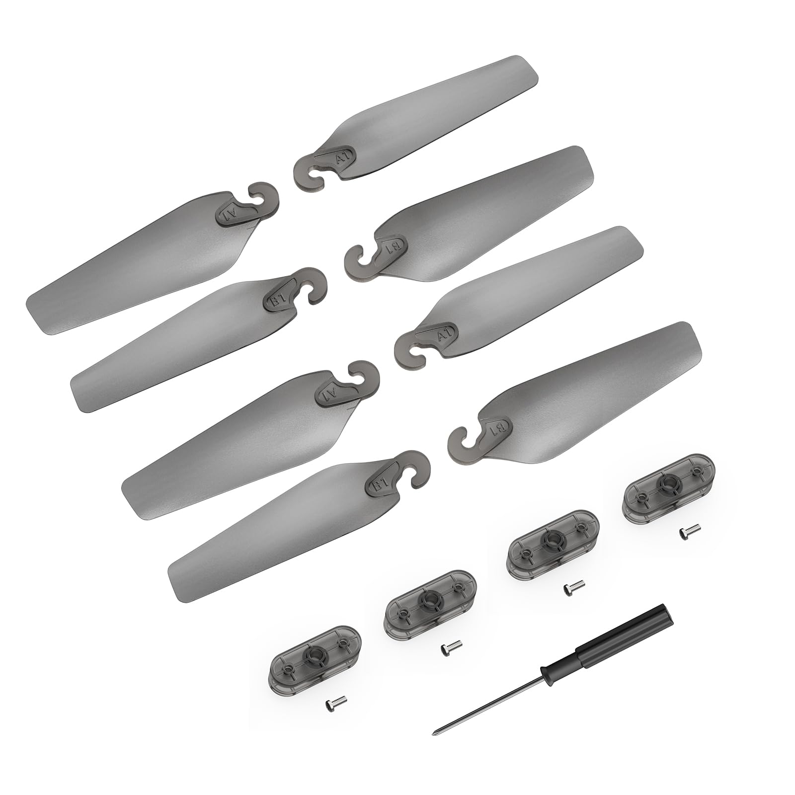 8 Pcs Drone Propellers Replacement Quick-Release and Low-Noise Blades Accessories Set