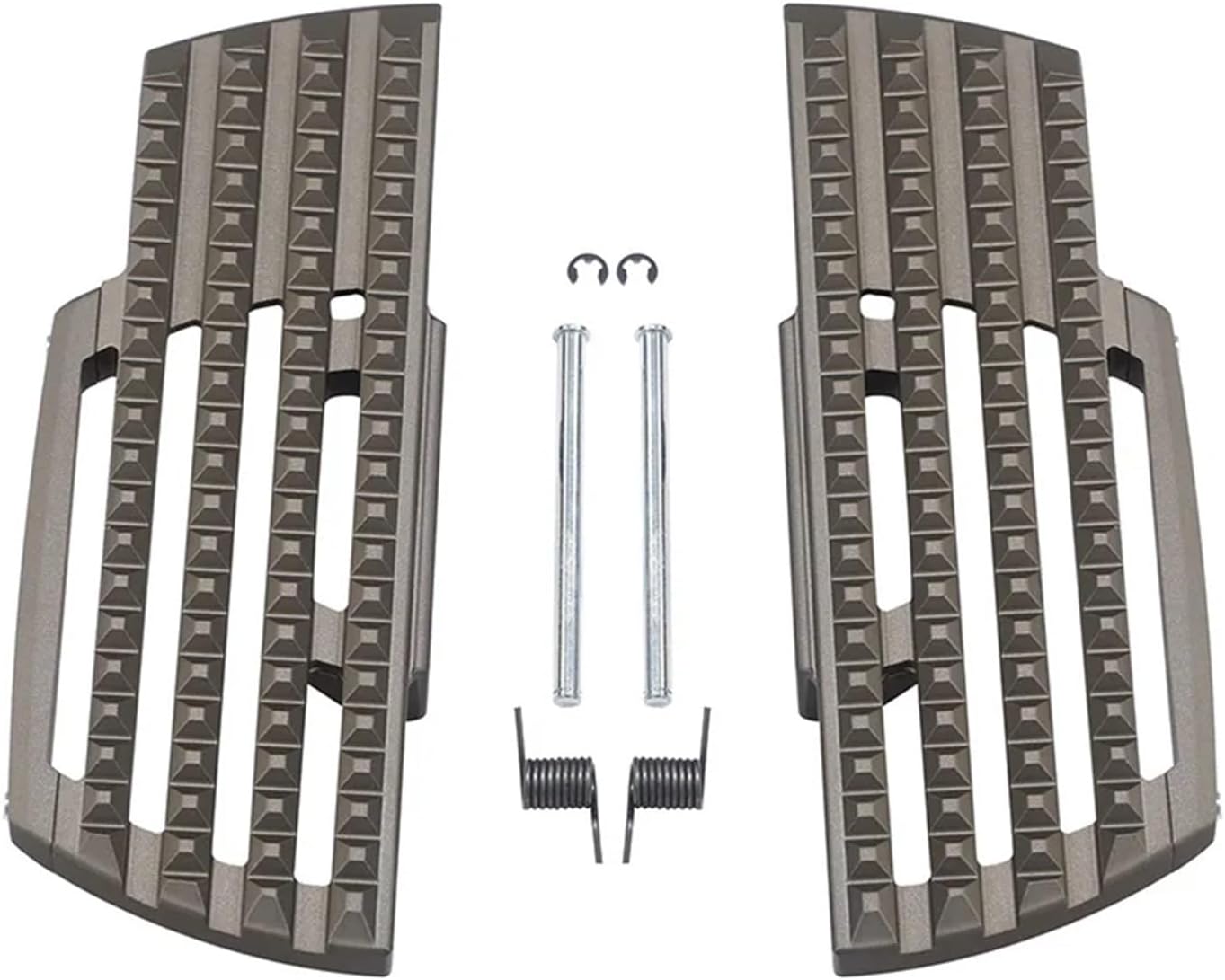 Motorcycle Left Right Rider Driver Footboard Kit Compatible With Harley Fat Boy 114 FLFBS 2022 Heritage Classic Deluxe Softail Slim 2018-21(Type 1)