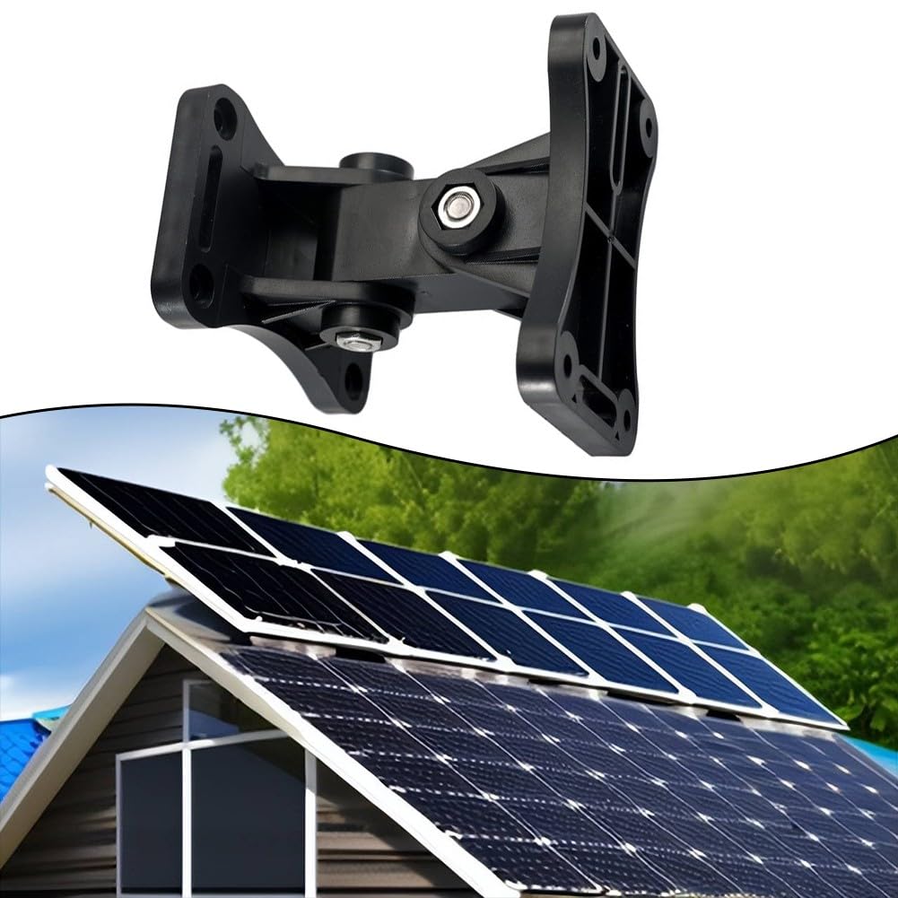 Support de montage de panneau solaire à angle réglable pour petits modules photovoltaïques 1W-10W, support en plastique ASA haute résistance avec vis ou fixation en silicone