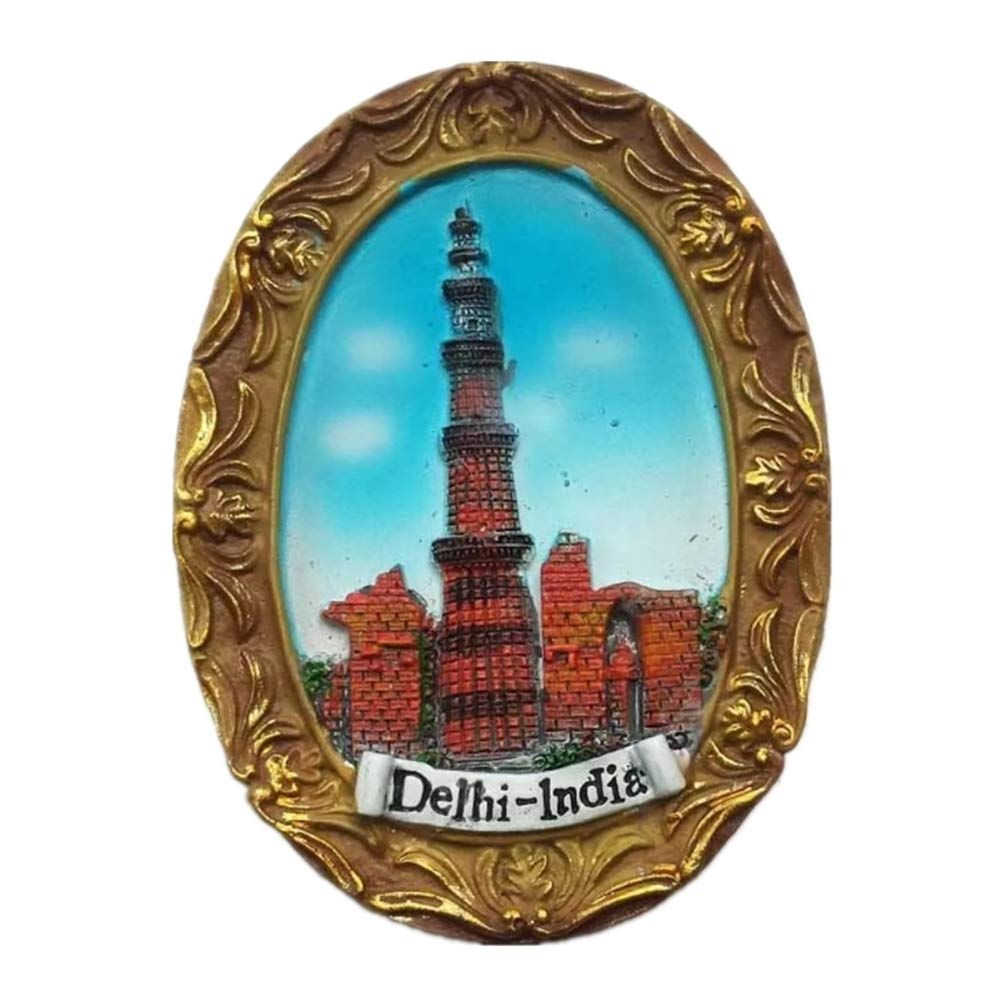 Weekino New Delhi 6 Fridge Magnet New Delhi India 3D Resin Handmade Craft Tourist Travel City Souvenir Collection Letter Refrigerator Sticker
