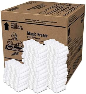 Magic Erasers from Mr. Clean Professional, Bulk Multi Surface Scrubber Cleans Tough Dirt and Grime with No Chemicals, Idea...