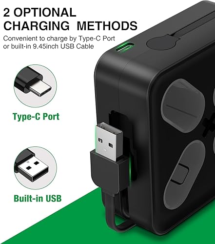Miniatura 3 de DINOSTRIKE Paquete de baterías recargables para Xbox, 4 x 1500 mAh (4 x 3600 mWh), paquetes de baterías de control Xbox One con estación de carga