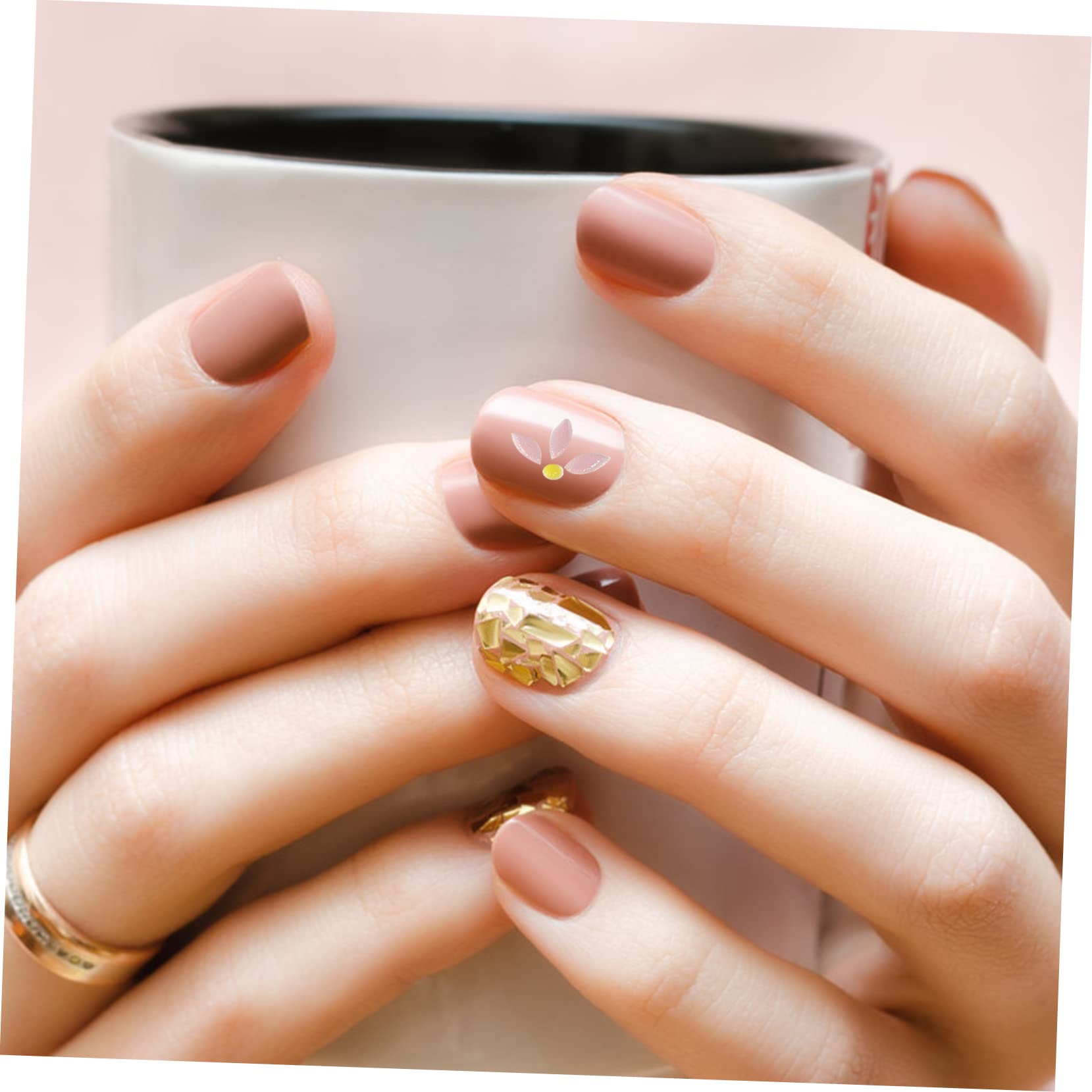 12pezzi Adesivi Per Unghie Decorazioni Per Nail Art Facili Applicare e Rimuovere Per e
