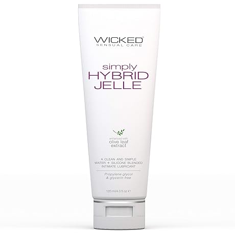 Wicked Simply Hybrid Jelle 4oz: Enhance Intimacy with Hybrid Lubricant
