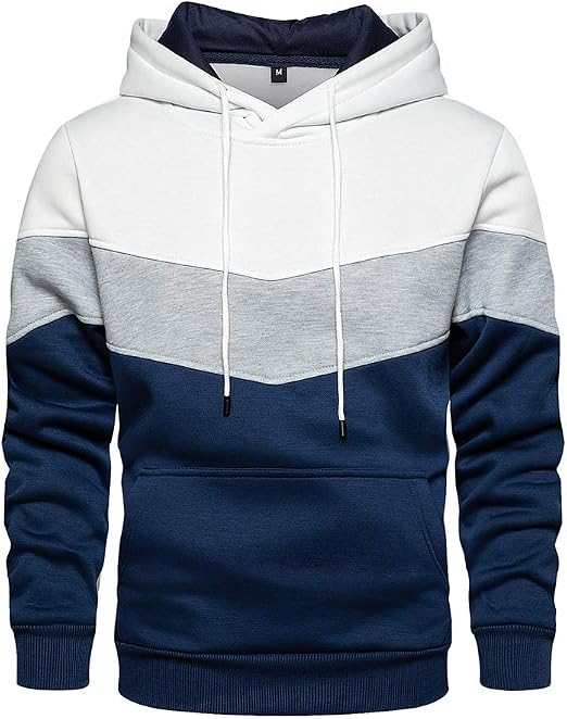 LBL Leading the Better Life Sweatshirt à Capuche Molletonné avec Poche Kangourou Coupe Moderne