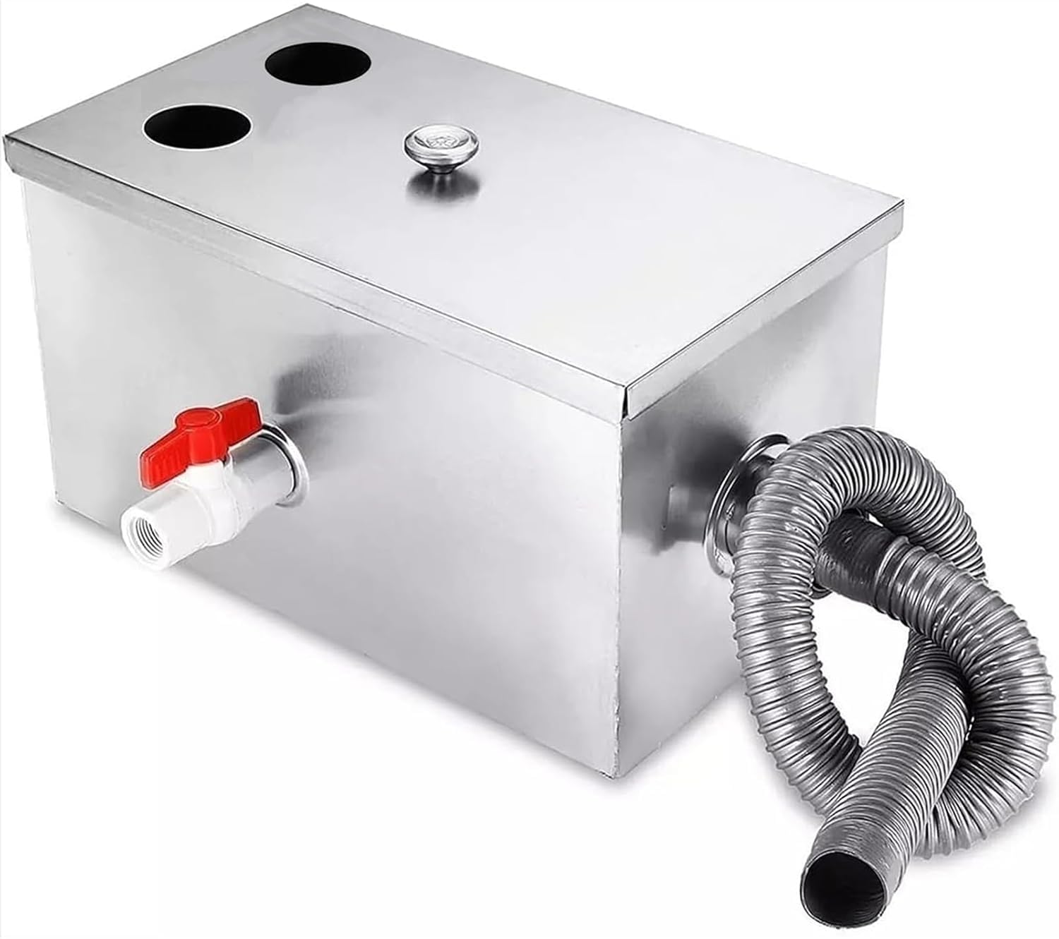 Intercepteur de piège à graisse en acier inoxydable séparateur huile-eau sous évier pour restaurant professionnel cuisine et utilisation en usine