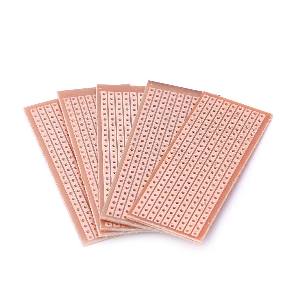 SUCHUANGUANG 5pcs Bakelite Circuit Board Prototype PCB Prototyping Track Plate