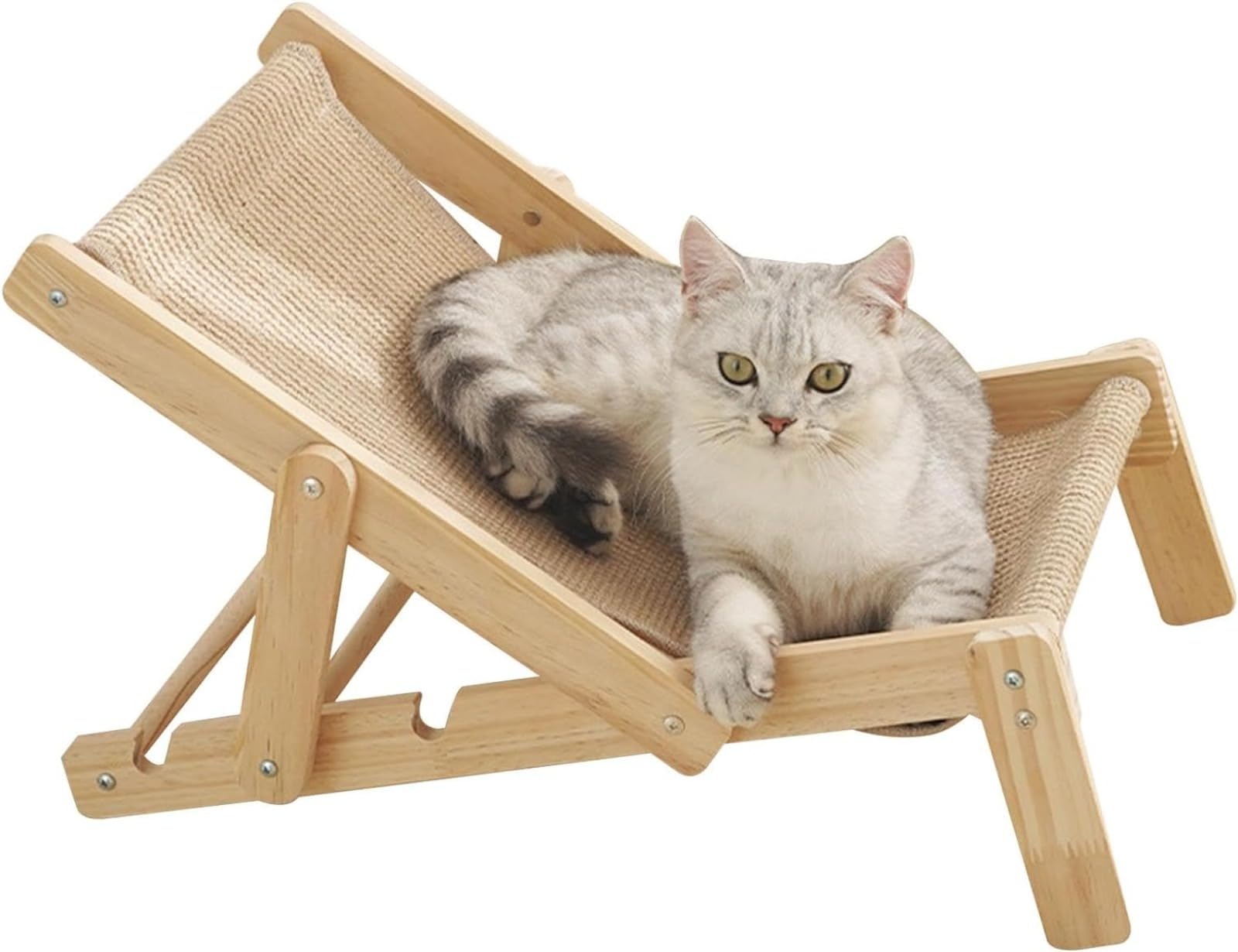 Chaise pour chat en sisal lit réglable et surélevé pour chatons et chiots
