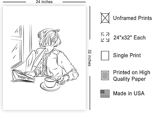 Miniatura 635 de Poster Master Póster de peonías – Estampado de flores retro – Ilustración floral – Ilustración en blanco y negro – Diseño de línea y abstracto –