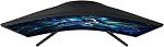 Samsung Odyssey Moniteur de Jeu Courbé de 27 po (2,560 x 1,440) G55C QHD 165 Hz 1 ms, HDR10, FreeSync, Mode Économie d'Œil, Courbure 1000R - LS27CG550ENXZA