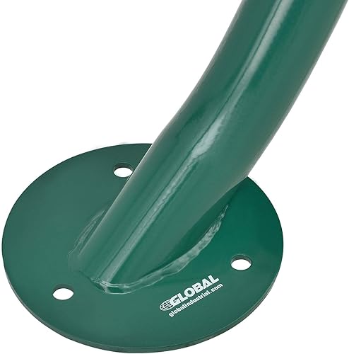 Miniatura 10 de Portabicicicletas circular 37 pulgadas de ancho x 33-12 pulgadas de alto capacidad para 2 bicicletas montaje de brida color negro