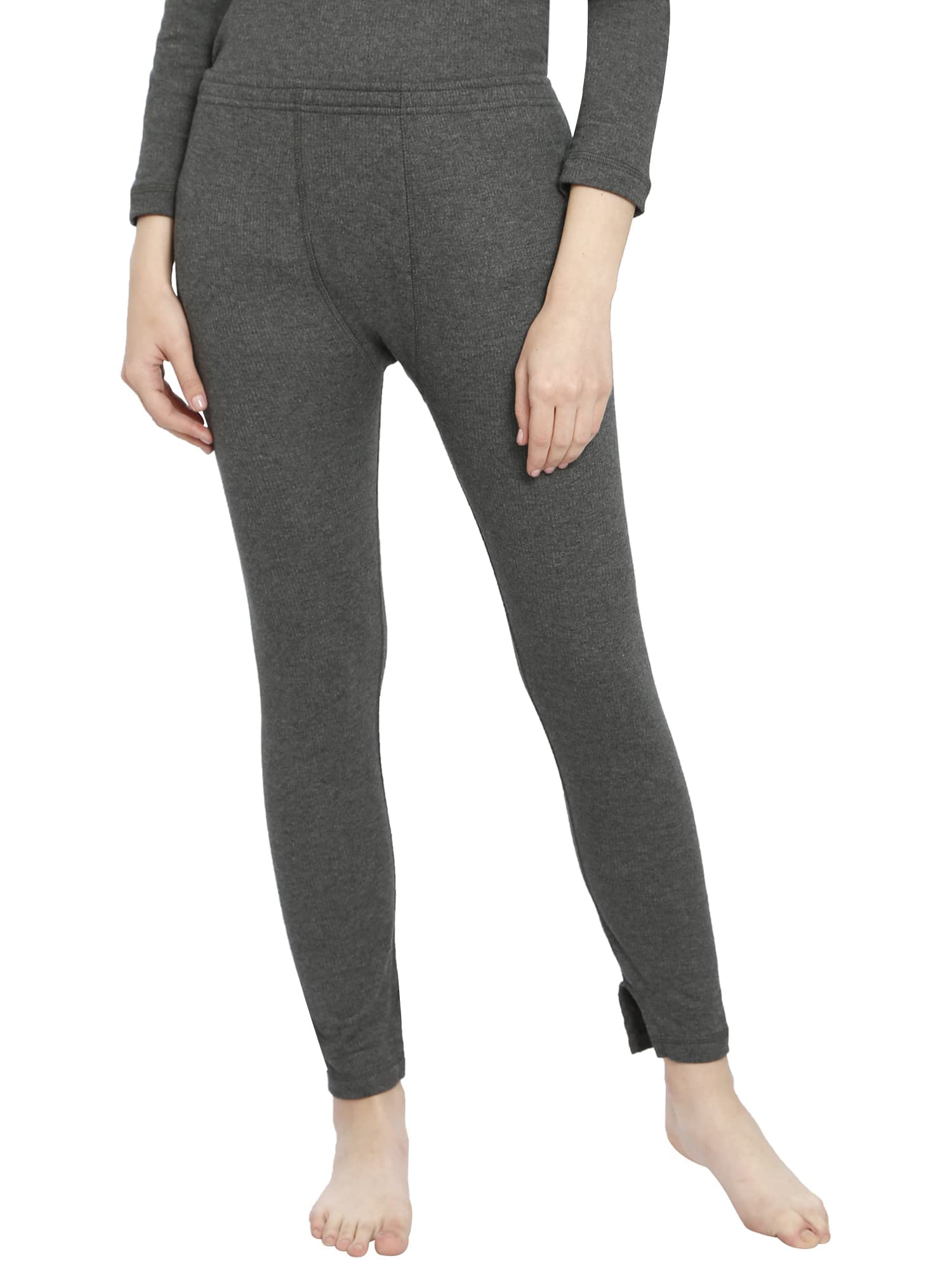 ONN Women's Cotton Solid Thermal Trouser/Lower-image-42