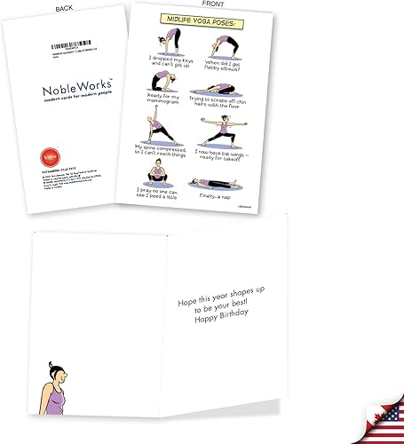 Miniatura 3 de NobleWorks Paquete surtido de 3 tarjetas de felicitación de cumpleaños humorísticas con sobres (3 diseños, 1 cada uno) Risa para damas VC7960BDG-C1x3