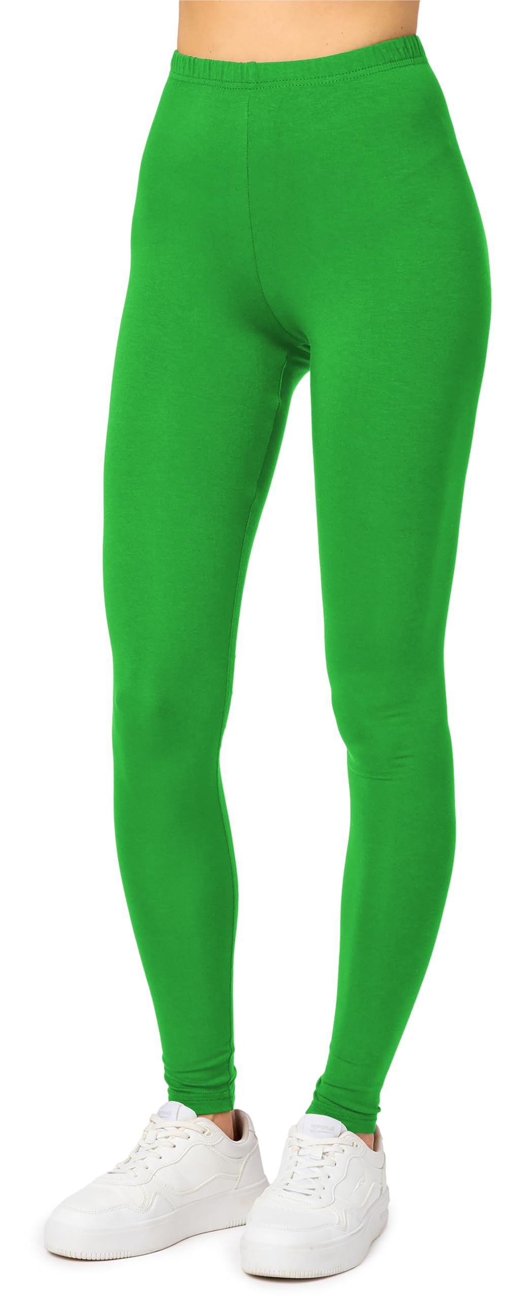 Merry Style Leggings Lunghi Donna in Viscosa con Elastan Ampia Pantaloni Donna Banda Elastica Leggins Donna per Casa Palestra Tempo Libero MS10-143