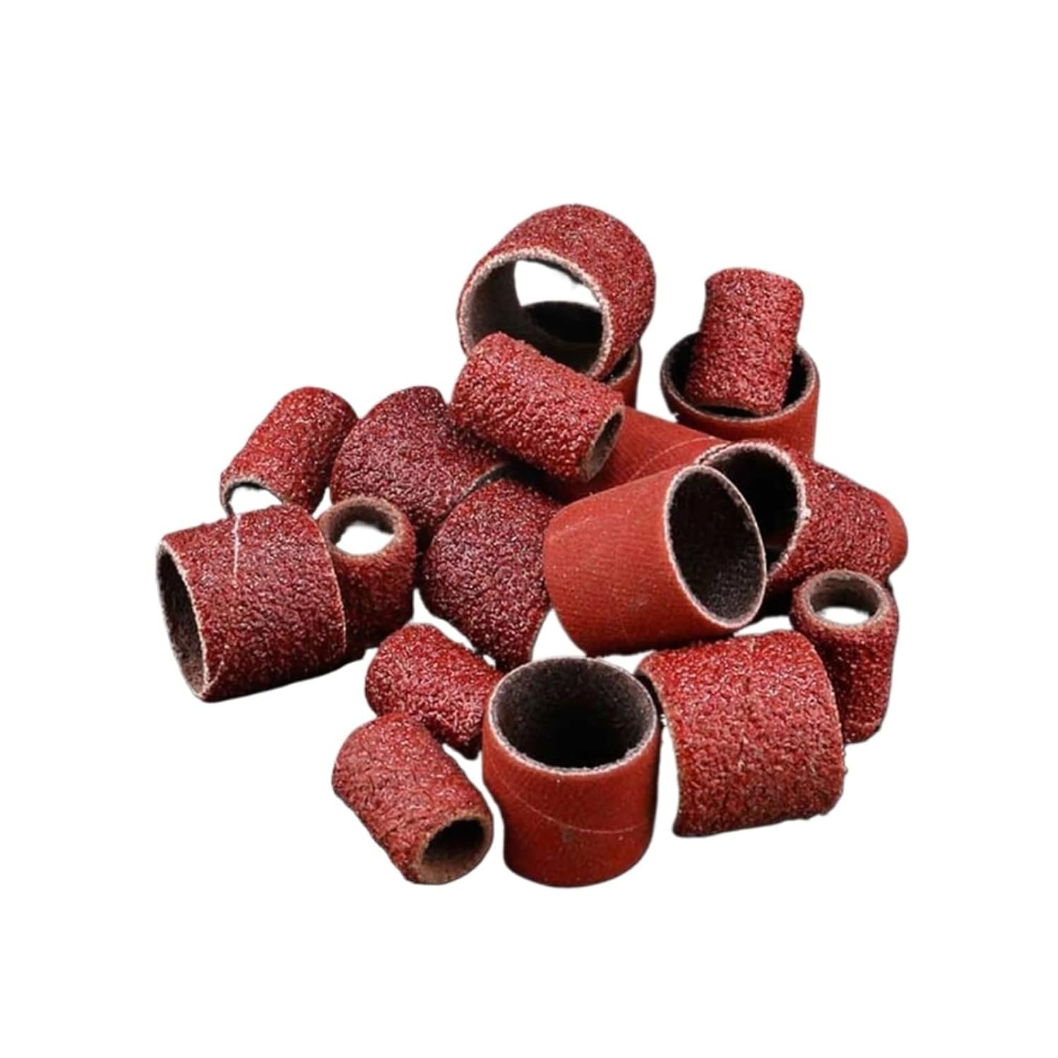 80-600 Grit Sanding Drum Kit for Grinding Bands Sleeves Abrasive with Mandrels Rubber for Rotary Tool(90pcs Sanding Drums,320)