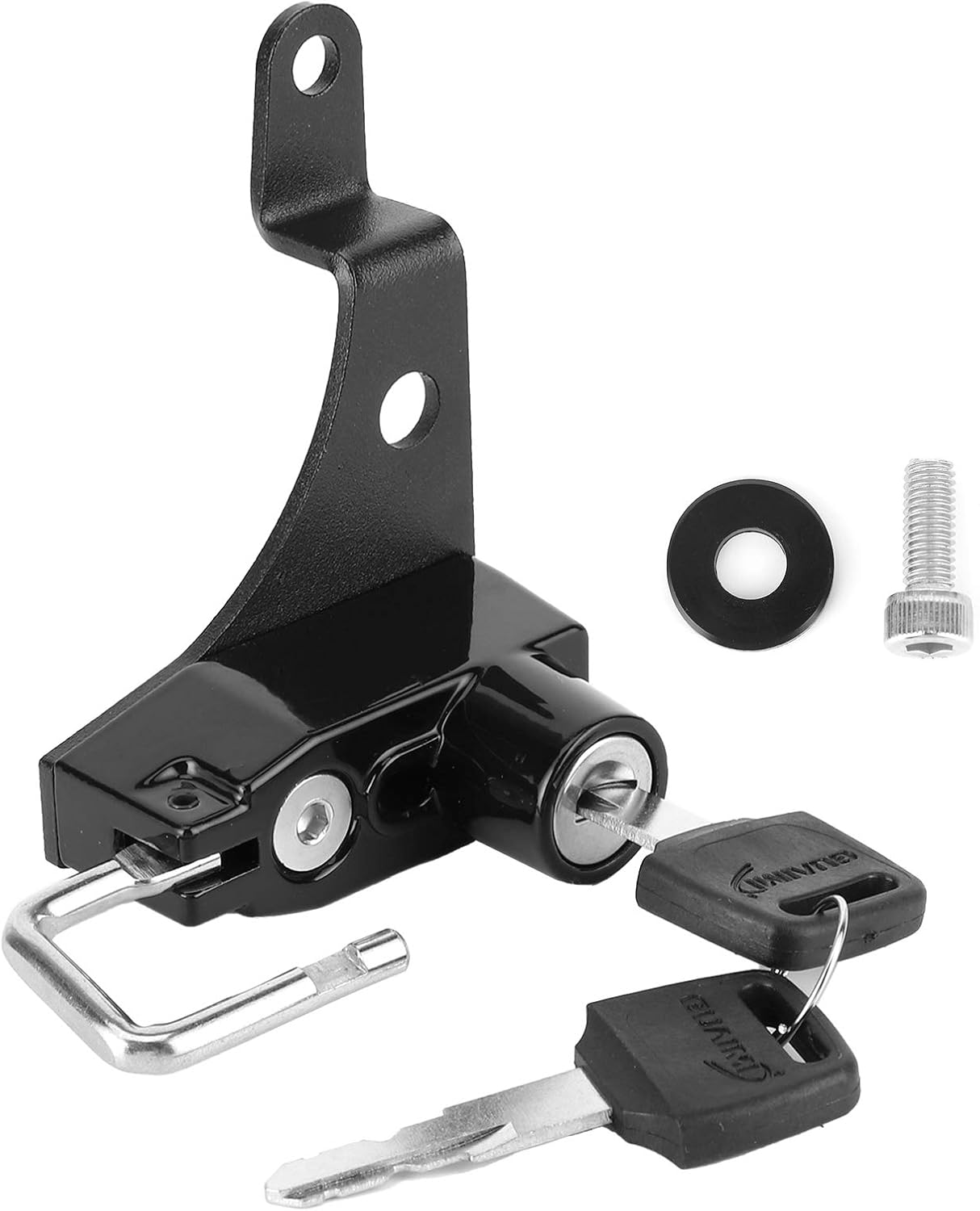 Motorcycle Helmet Lock, Motorcycle Helmet Lock, Motorcycle Helmet Lock I?Theft Motorbike Helmet Lock Kit Security Motorcycle Mount Hook Keys Locking Kit Fit for Suzuki Sv650