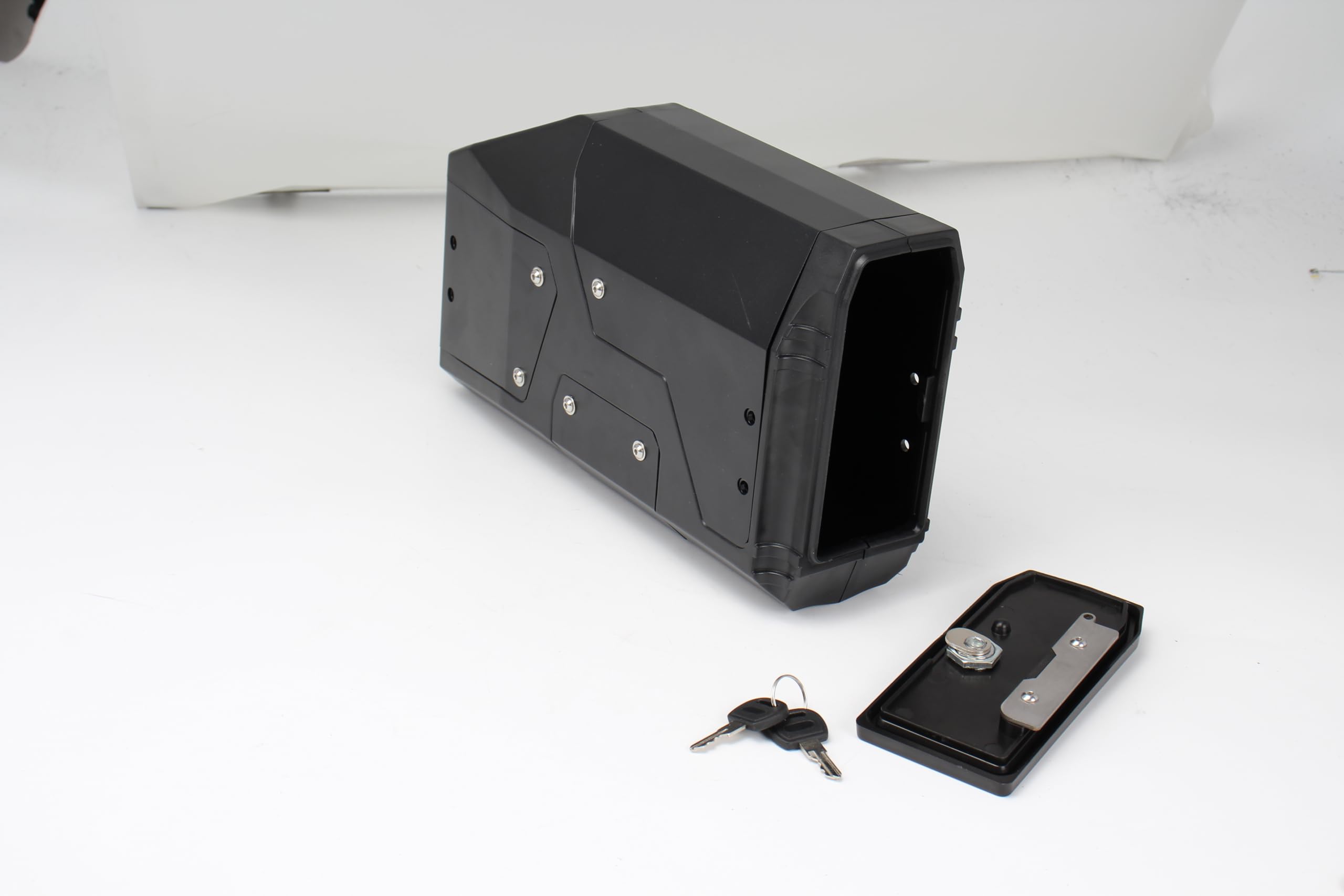 Boîte à Outils de Moto Compatible avec R1250GS R1200GS LC ADV. F850GS F750GS – Plastique L 12,67 x l 4,05 x H 7,5 Pouces (Noir)