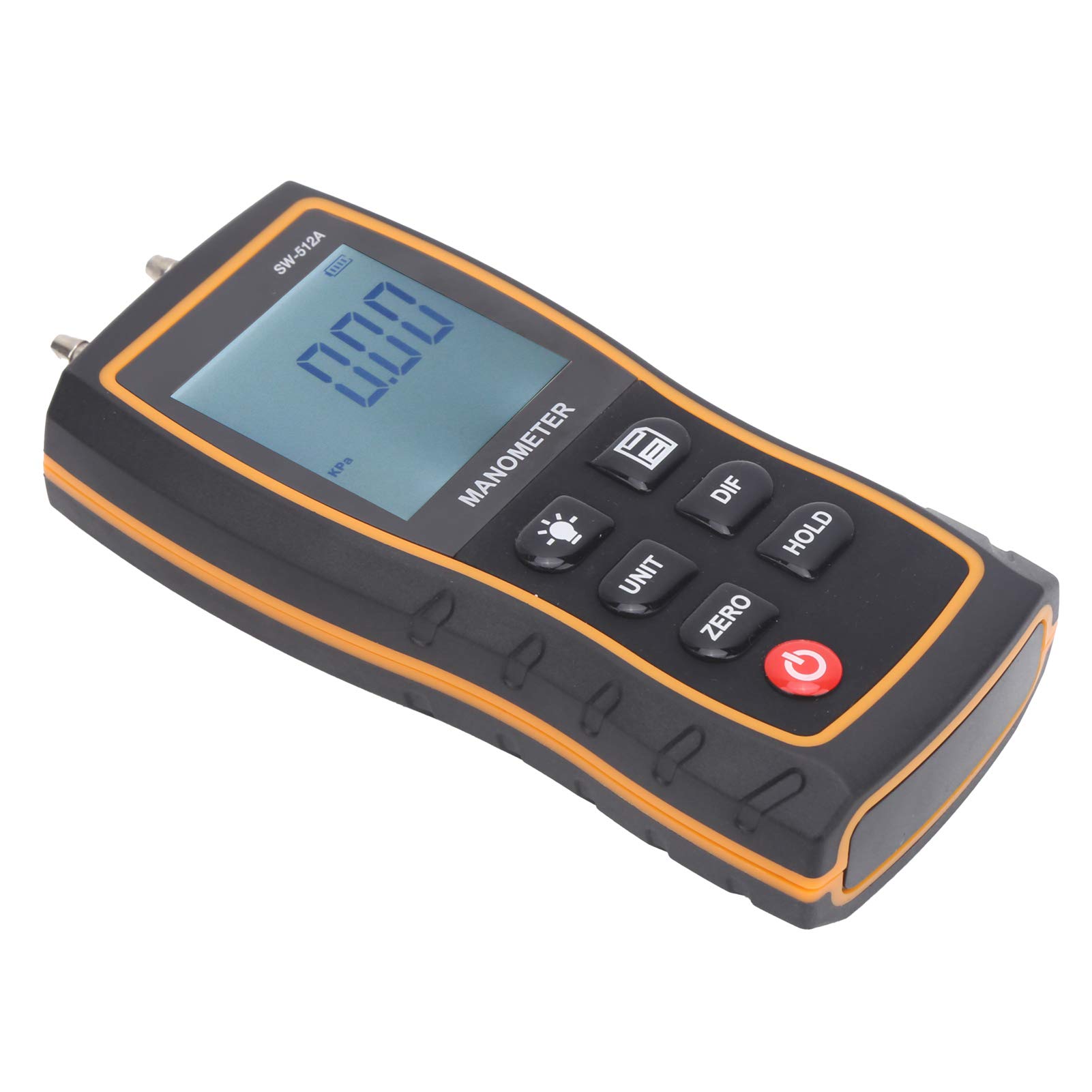 Manómetro Diferencial, SW 512A Medidor de Presión Diferencial Digital de Mano de Alta Precisión Monitor HVAC para Ventilación Sala Limpia, Manómetros