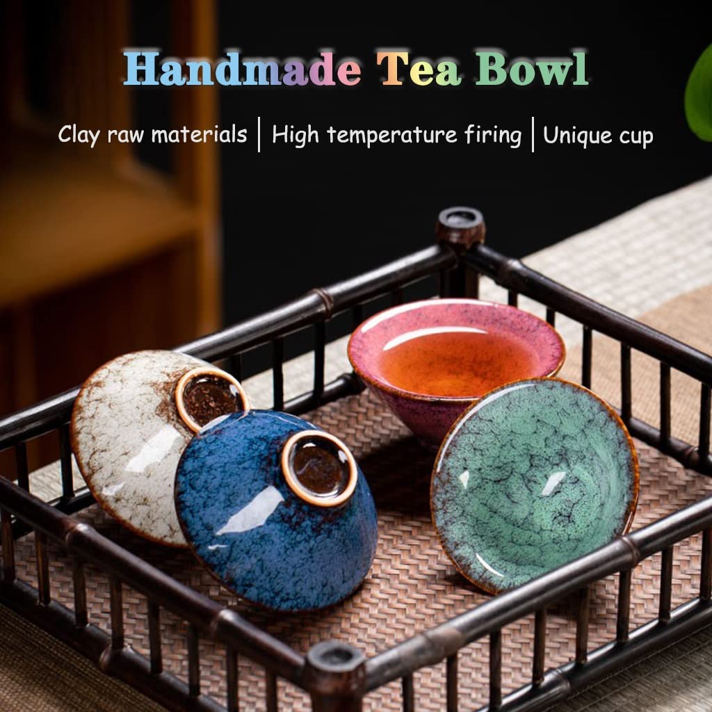 Tazas de té Taza De Té Kungfu Taza De Té De Cerámica Jianzhan De La Forma del Sombrero, Tazón De Té Japonés Kiln Transformation, Copa Maestra Dedicada A La Degustación De Té