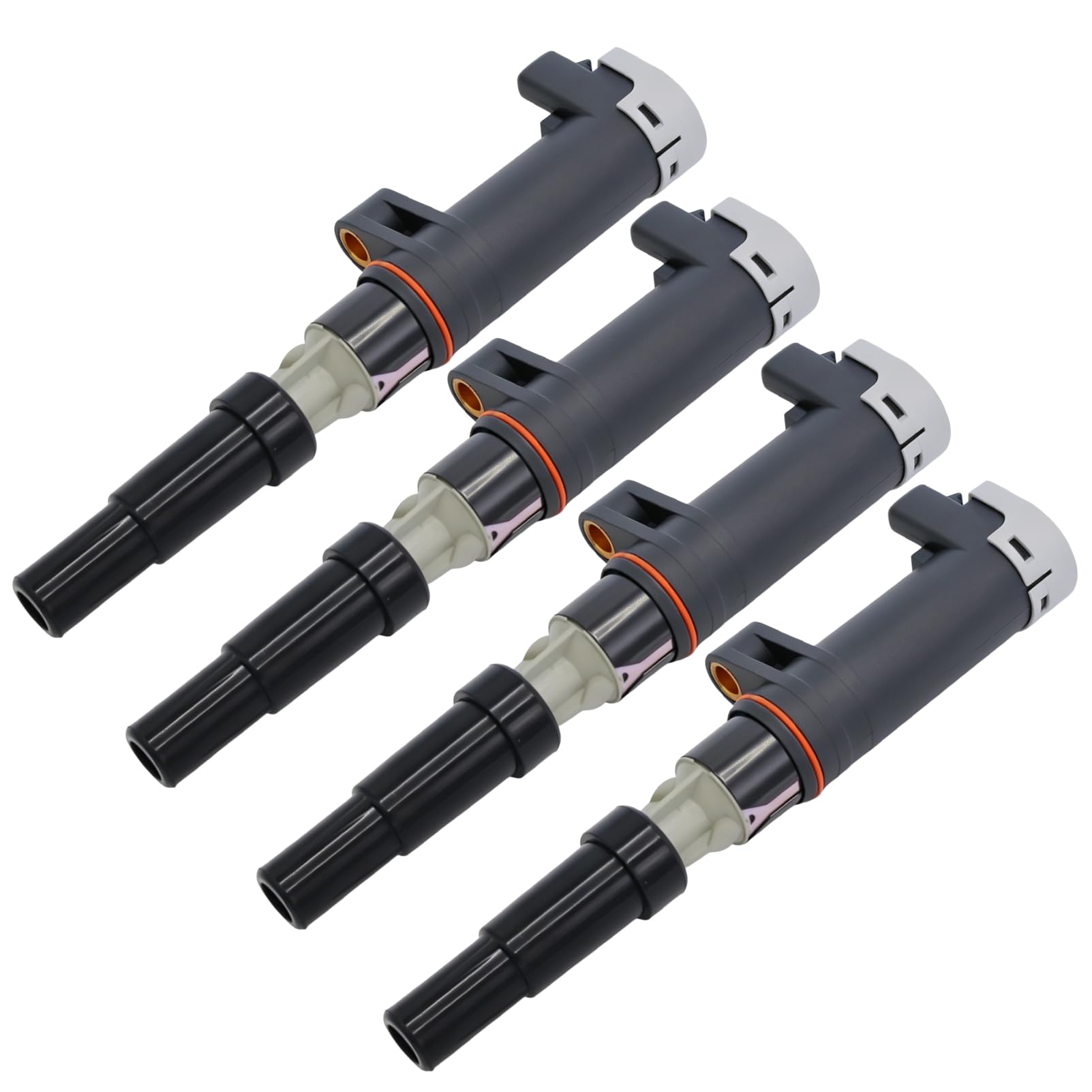 Lot de 4 bobines d'allumage 224333529R compatibles Dacia | Megane, Laguna, Scenic, Clio, Espace, Logan, Duster, Kangoo 1.4 1.6 1.8 2.0 16V, ref. OE 7700107177