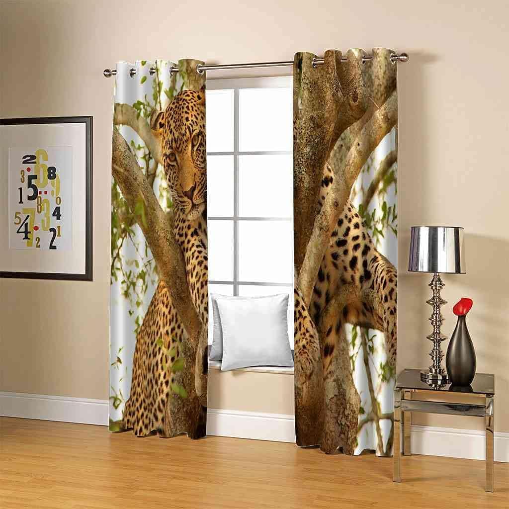 Cortinas Opacas para Ventanas Infantiles Animal Cortinas Opacas para Ventanas Infantiles 3D Patrón Cortinas Salon Dormitorio Moderno Reduccion Ruido Cortinas-5867510843261590