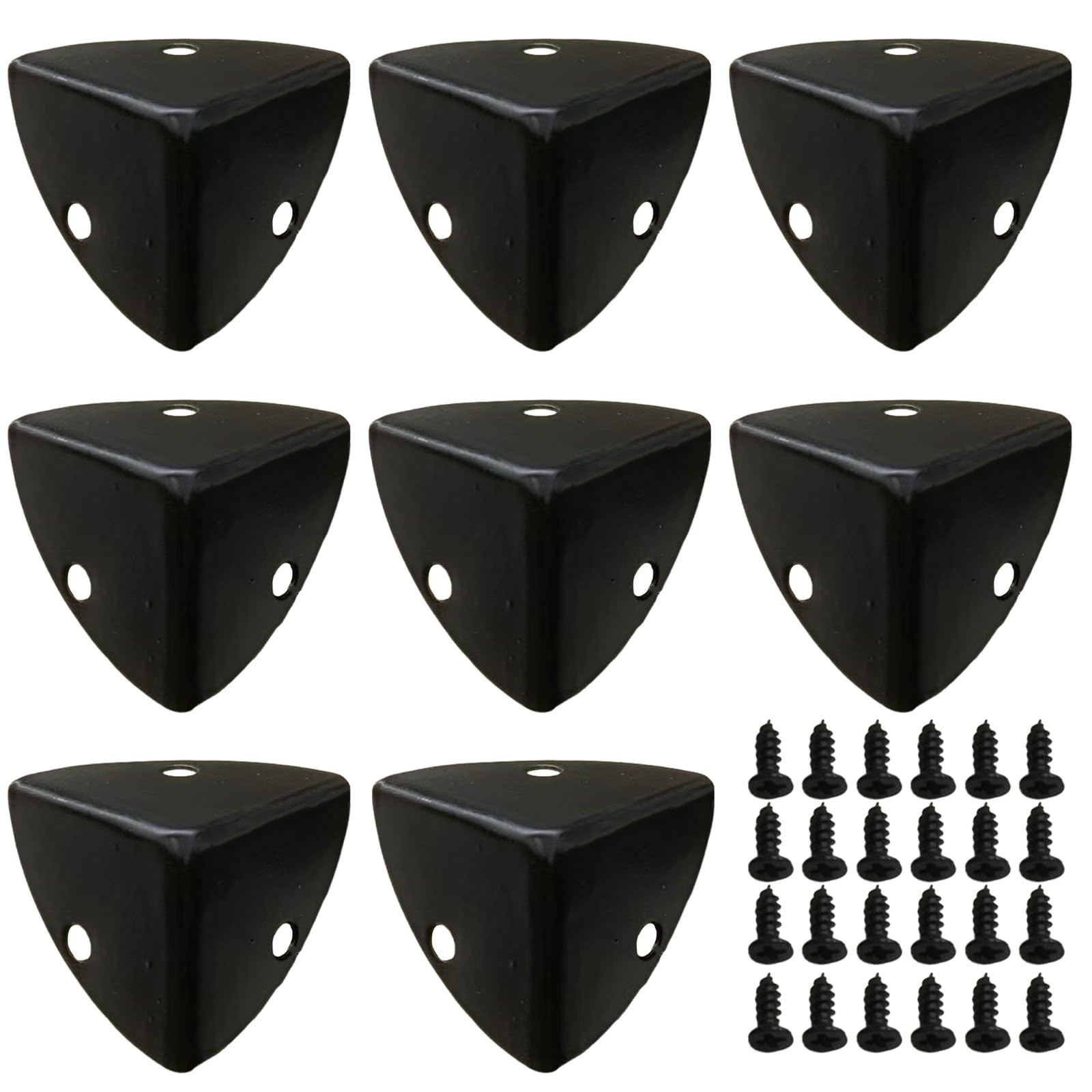 8 Pcs Protections d'Angle En Métal, Coins De Protection d Angles, Protege Coin De Table, Protection Angle Meuble, Boîte Antique En Bois, Protezioni Angolari Per Scatole Di Legno