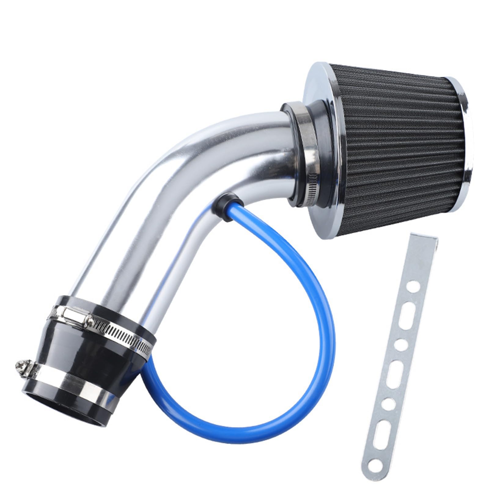 Wacdxst C Universal Old Air Intake Filter Kit, For Vw Polo 6R 6N 6N2 6 9N 9N3 Rline Aluminium Induction Kit With Pipe Lamp Accessories One 76Mm/3" Hoses,