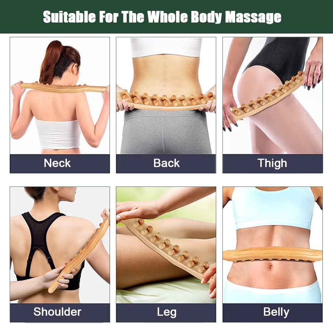 Shreesamp 2 Line Gua Sha Shaw Wood Therapy Massager Gua Shaiping Stick Muster RELESE Shreesamp 2 Line Gua Sha Shaw Wood Therapy Massager Gua Shaiping Stick Muster RELESE