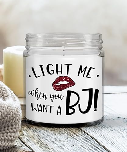 Miniatura 2 de BJ Candle for Him Travieso Divertido Aniversario Día de San Valentín para marido, novio, prometido, Blow Job Oral Sex Jokes Light Me When You Want A
