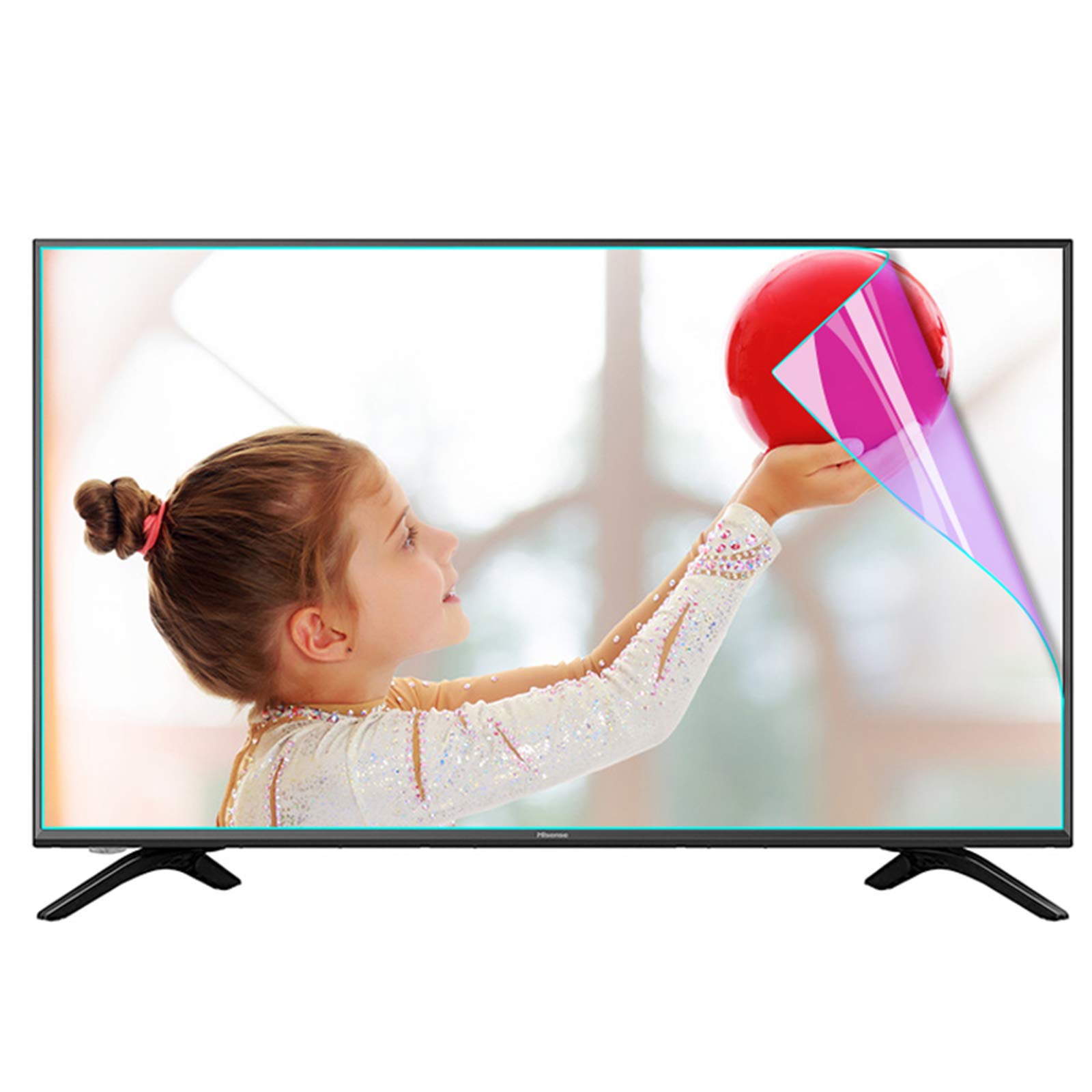 Bloque les rayons bleus nocifs avec ce protecteur d'écran TV pour protéger vos yeux