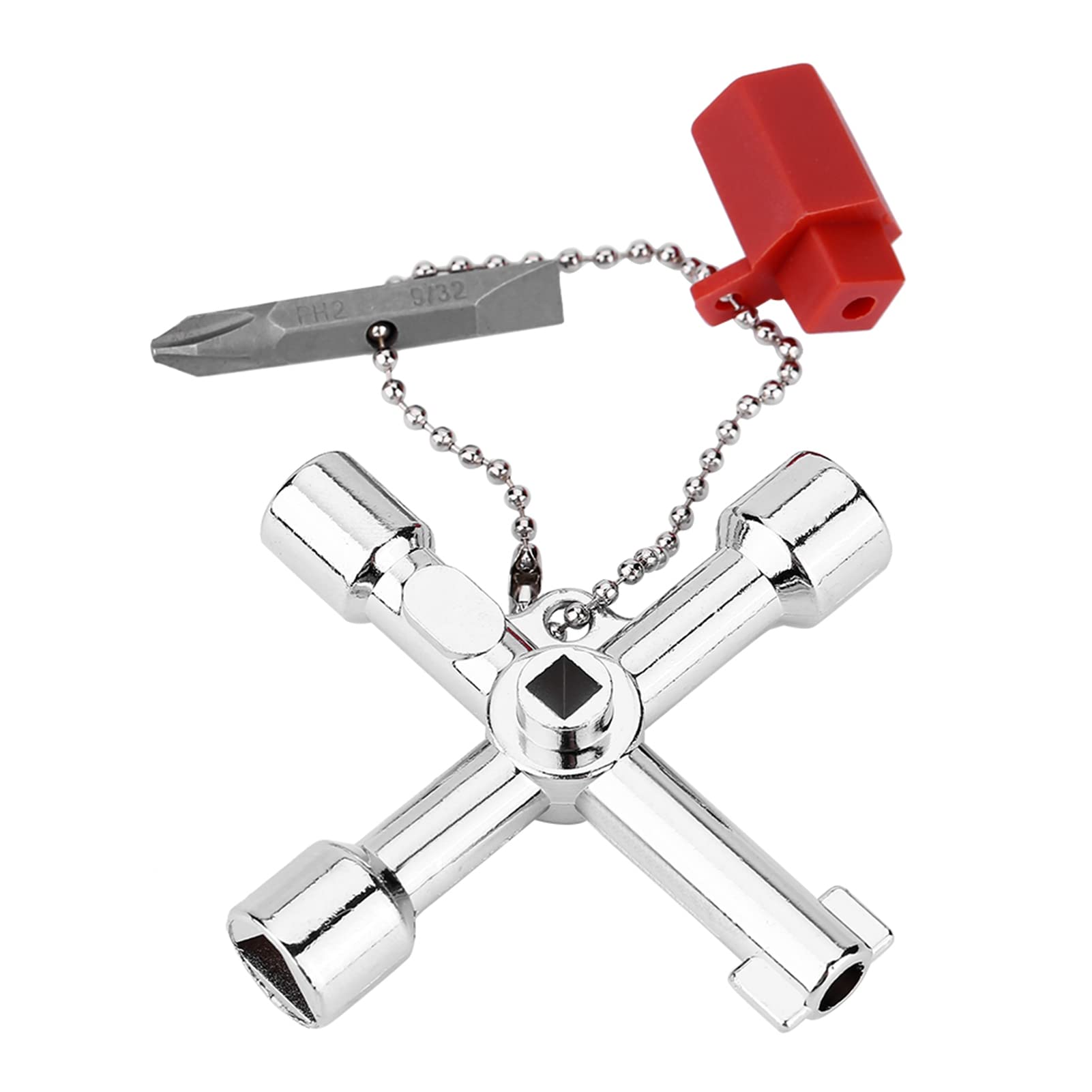 4 in 1 Universal Utilities Key, 4 Way Multi-Functional Universal