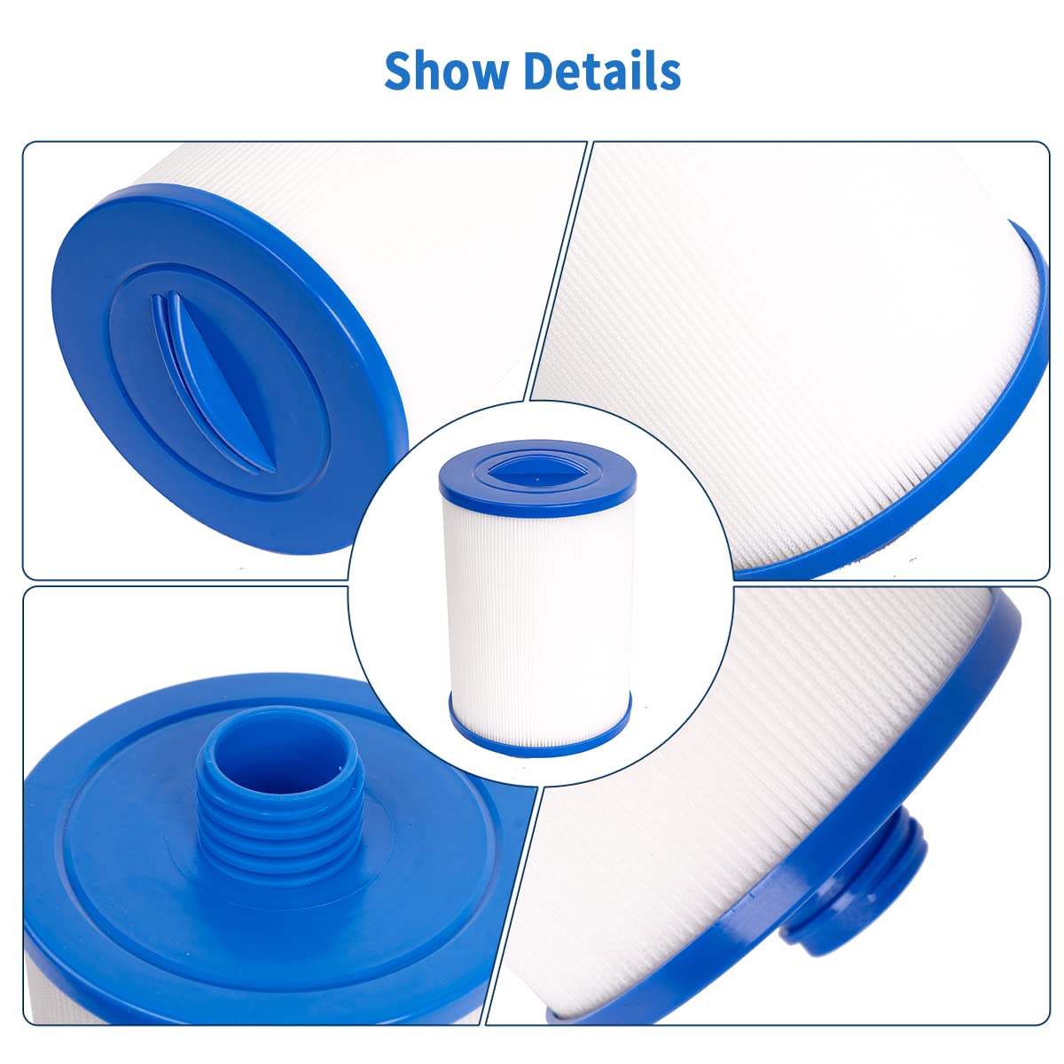 Cartuccia filtro SPA blu per Pleatco PWW50L, Unicel 4CH-949