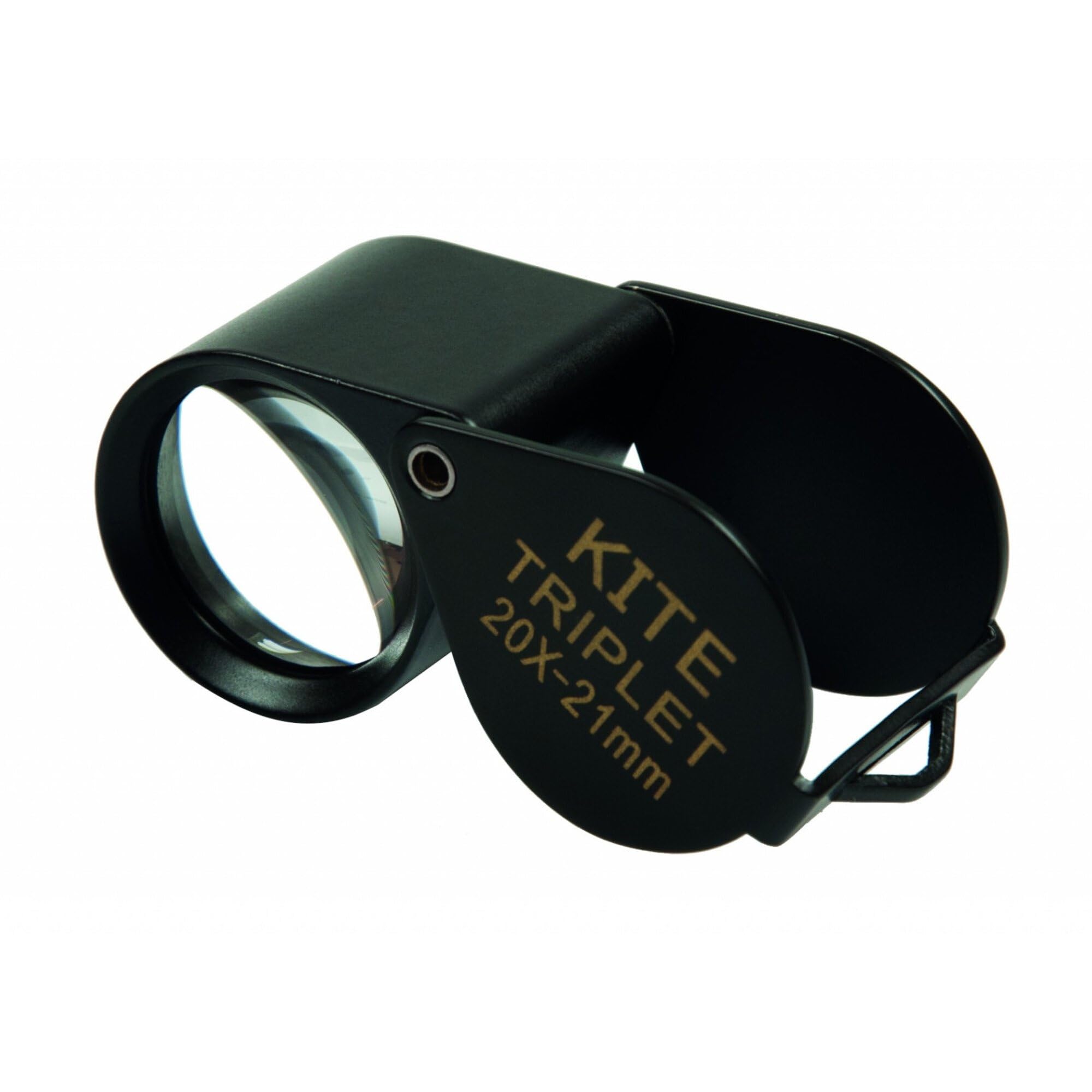 Kite Triplet 20x - Lupa (20x, diámetro Frontal 21mm), Negro