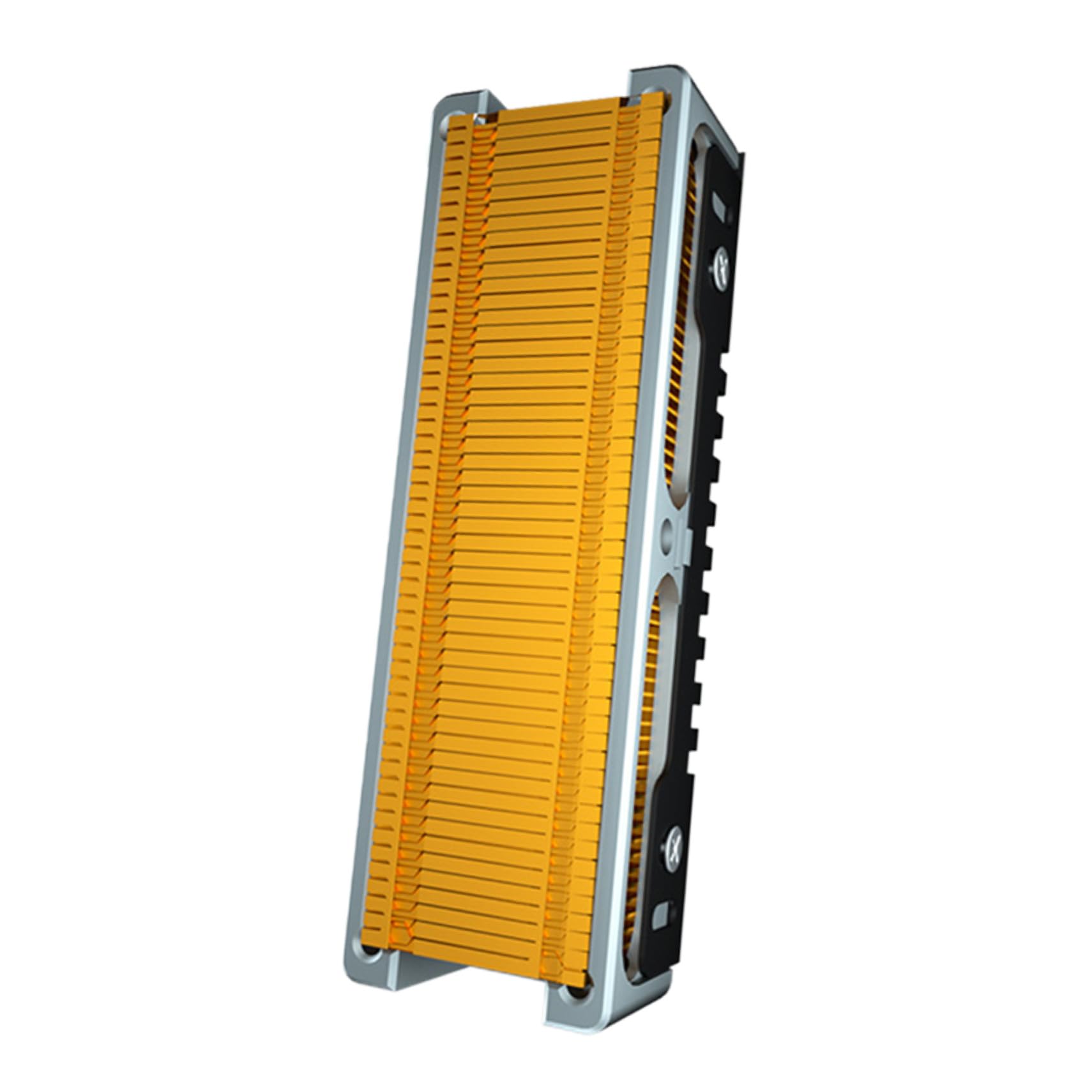 jojofuny 1pezzi Dissipatore Di Calore Albronze Per Unità Ssd Dissipatore Termico in Alette Di Raffreddamento Per Ssd Da Dorato Sabbiatura Antiruggine