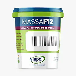 Massa P/Madeira F-12 400G/0,225L Sucupira - Viapol