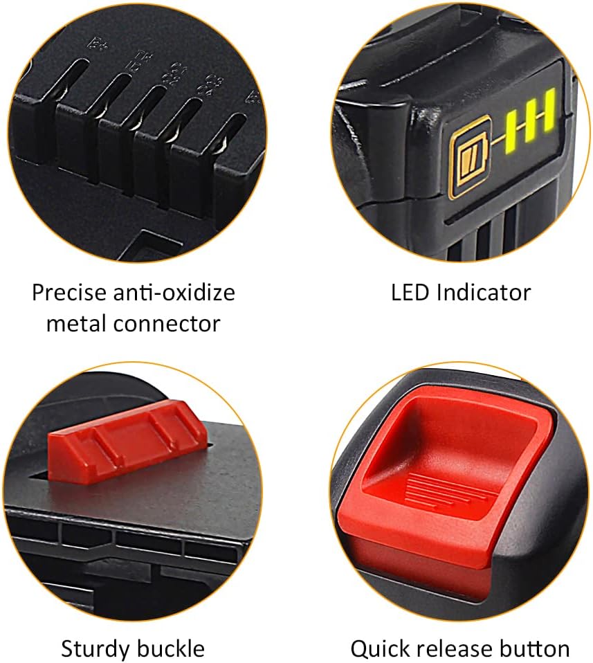 Buy 1 get 1 Aoyan 2-Pack DCB205-2 20V 5.0Ah DCB200 Replacement Lithium Battery Compatible with Dewalt 20V Battery DCB204 DCB206 DEWALT 20 Volt MAX Cordless Power Tools DCD780 DCD785 DCD795 DCF885 20V XR Battery Best Cyber Monday 🔥 Aoyan 2-Pack DCB205-2 20V 5.0Ah DCB200 Replacement Lithium Battery Compatible with Dewalt 20V Battery DCB204 DCB206 DEWALT 20 Volt MAX Cordless Power Tools DCD780 DCD785 DCD795 DCF885 20V XR Battery