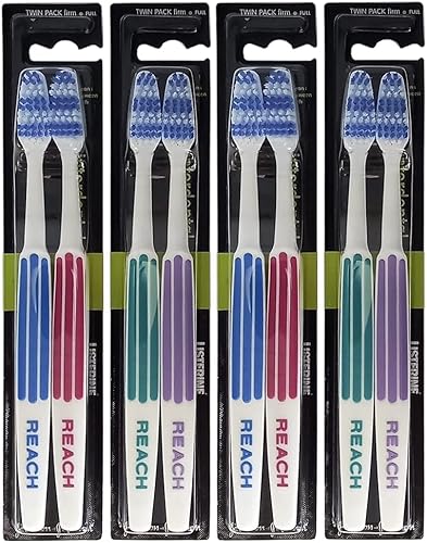 MM - Spazzolino interdentale a testa intera (4 confezioni doppie) | Pulizia profonda | Setole dure per una rimozione efficace della placca | Cura orale per denti e gengive sani