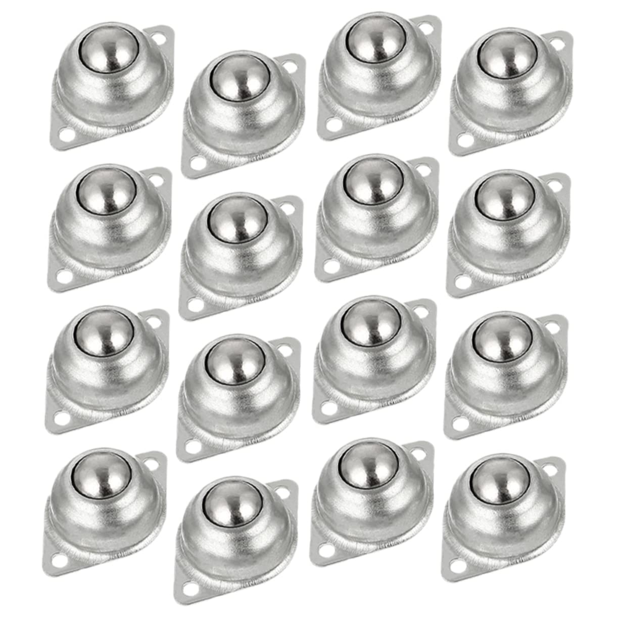 16 Pezzi Rotelle Sferiche per Mobili in Acciaio al Carbonio, Cuscinetti a Sfere Flessibili e Resistenti per Elettronica e Macchinari