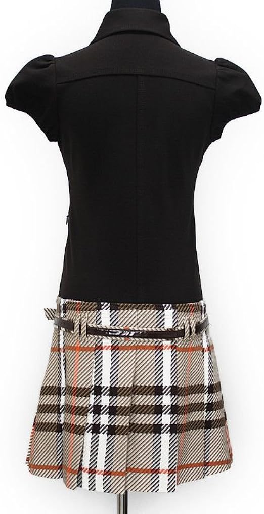 Amazon Co Jp バーバリー Burberry バーバリーブルーレーベル Blue Label 半袖ワンピース ブラウン チェック柄 レディース サイズ 36 服 ファッション小物