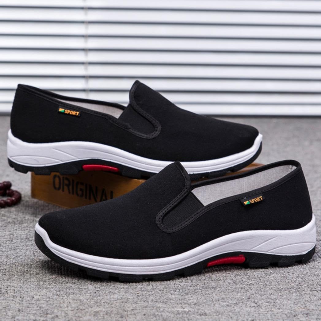Stoffschuhe Herren Sommer Freizeit Schuhe Leichte Slip On Walkingschuhe