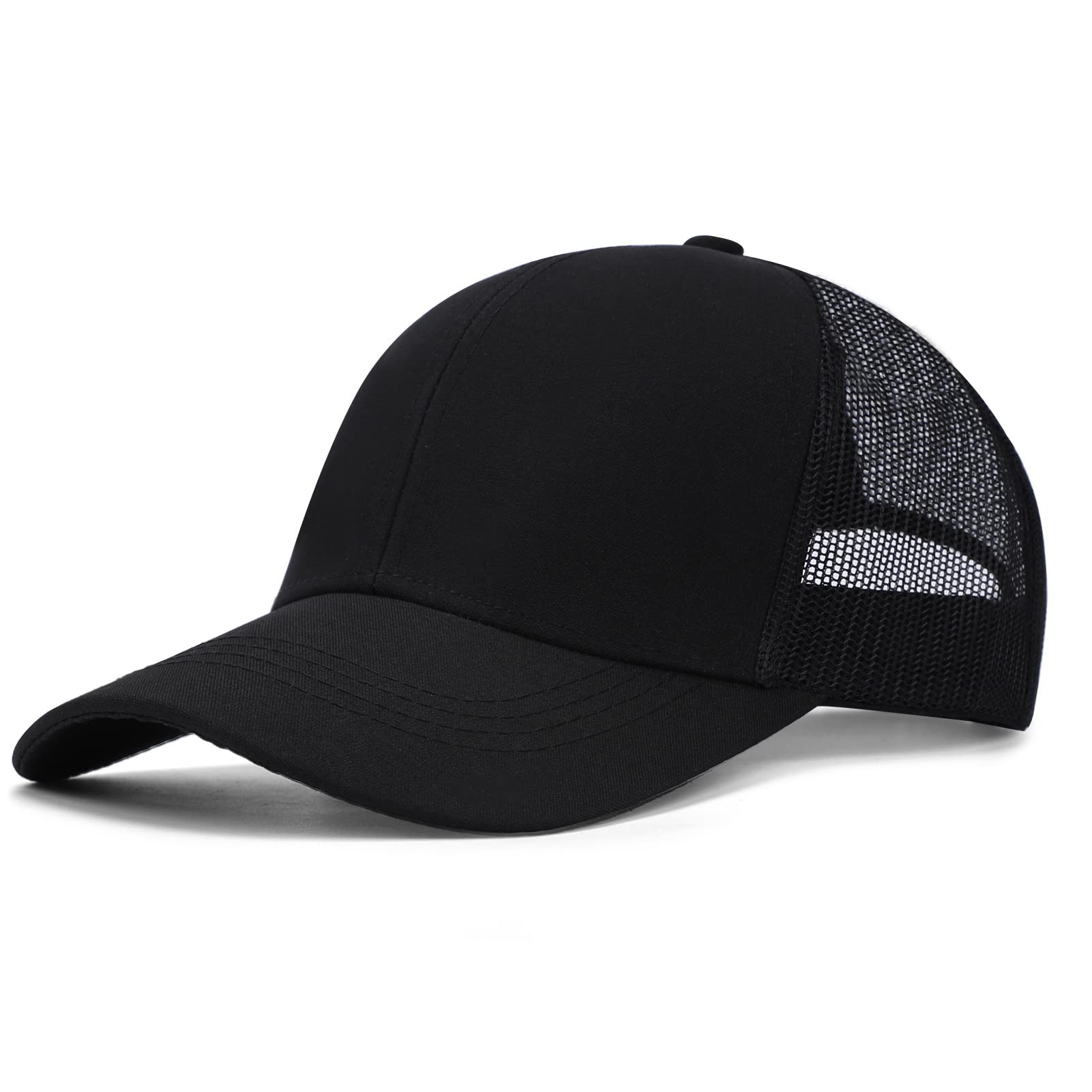 Snapback Trucker Hat Baseball Caps Adjustable Outdoor Mesh Back Ball Caps for Men Women