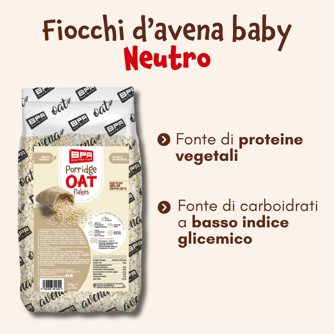 BPR Nutrition - Haferflocke Baby (1 kg, neutral)