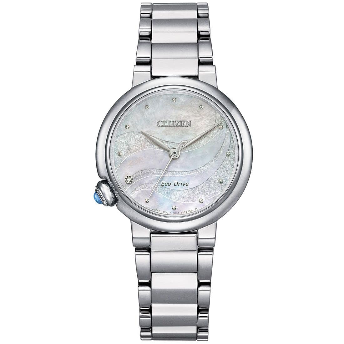 Citizen Damen Analog Eco-Drive Uhr mit Edelstahl Armband
