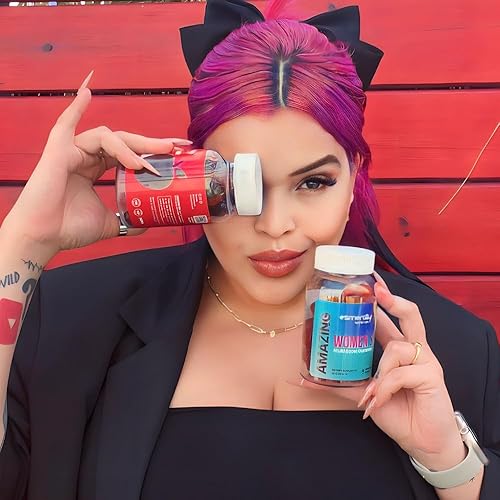 Miniatura 3 de Paquete de 6 multivitamínicos para mujer - Gomitas de vinagre de sidra de manzana - 360 gomitas multivitamínicas - Vitaminas para mujeres - Sabor a