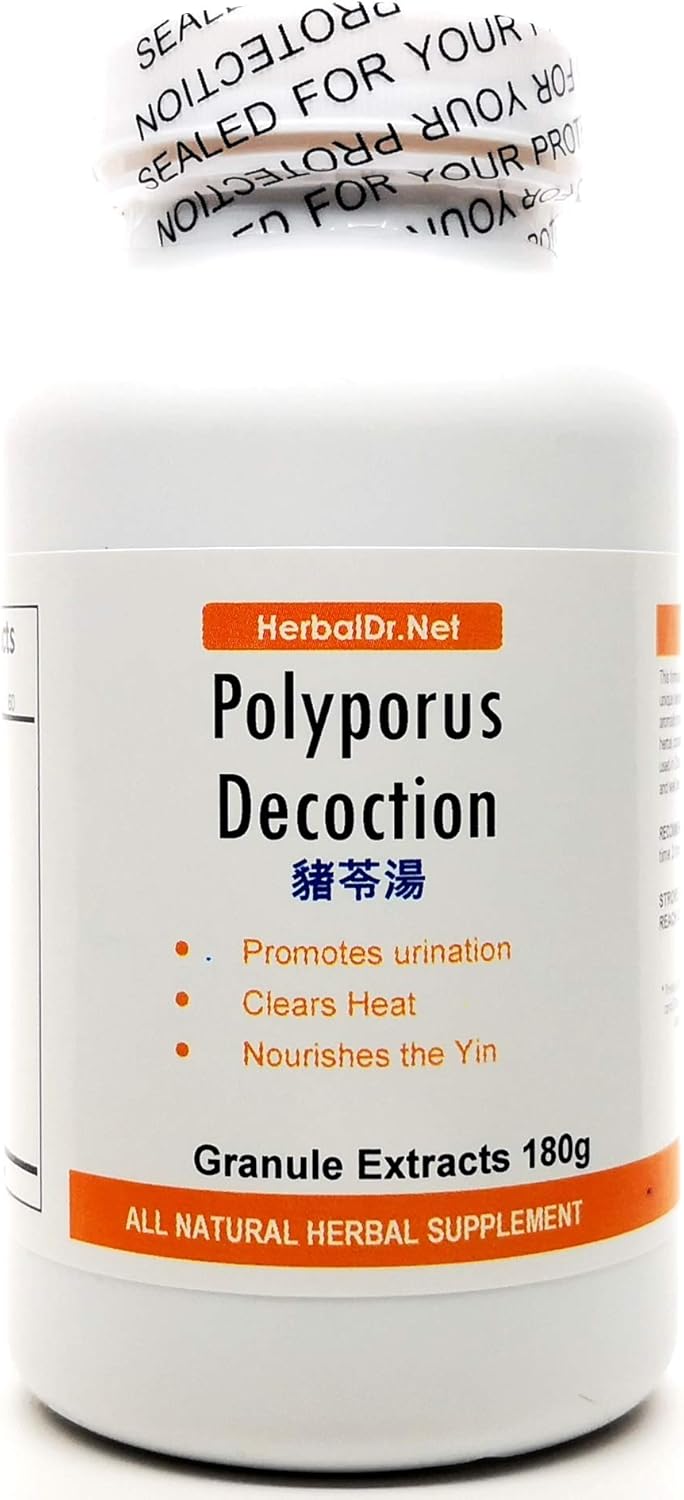 Polyporus Decoction Extract Powder Tea 180g (Zhu Ling Tang) Ready-to-Drink 100% Natural Herbs