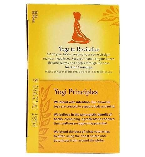 Miniatura 5 de Té de jengibre orgánico Yogi Teas 16 unidades (paquete de 3)